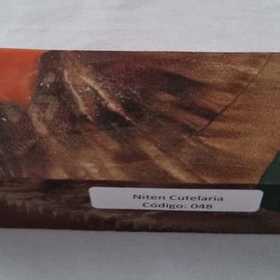 Bloco de Madeira Estabilizada para Cabo de Faca — Cod 048