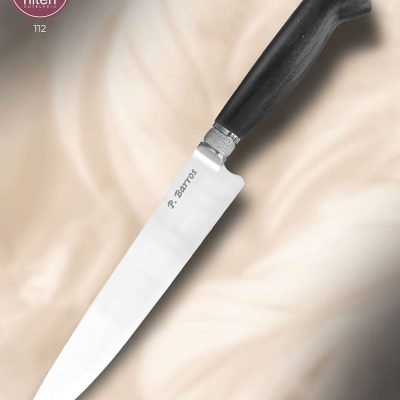 Faca Gaúcha Artesanal Aço Carbono Cabo Madeira Estabilizada 31,5 cm — Pedro Barros