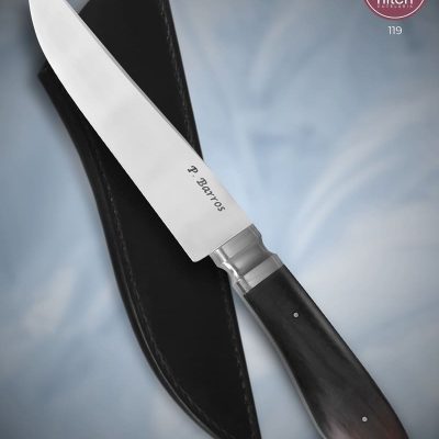 Faca Hunter Artesanal Aço Carbono Cabo Talas Jacarandá 28,5 cm — Pedro Barros
