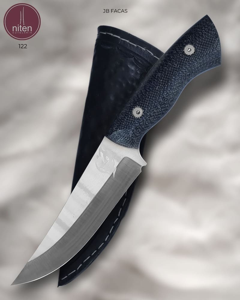 Faca Hunter Artesanal Aço Inox 420 Cabo Micarta 25,5 cm — JB Facas (Ref 122)