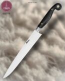 Faca Churrasco Artesanal Aço Carbono Cabo Ébano Africano 29,5 cm — Nunes