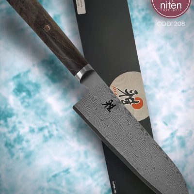 Faca de Cozinha Japonesa Santoku Aço Damasco 31 cm — Miyabi by Zwilling