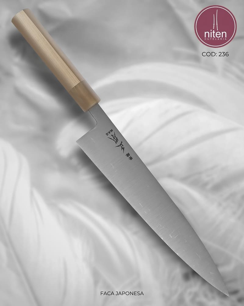 Faca de Cozinha Japonesa Fatiar 40 cm — Masamoto