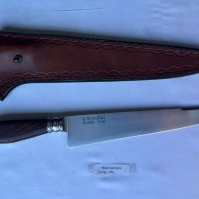 Faca Gaúcha Artesanal Aço Carbono Cabo Madeira 35,5 cm — Gilson Bortolini