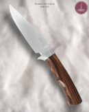 Faca Hunter Artesanal Aço Carbono Cabo Madeira Estabilizada 23 cm — Silvana Mouzinho