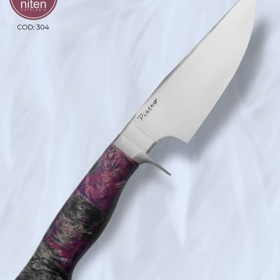 Faca Hunter Artesanal Aço Carbono Cabo Madeira Estabilizada 27,5 cm — Pietro