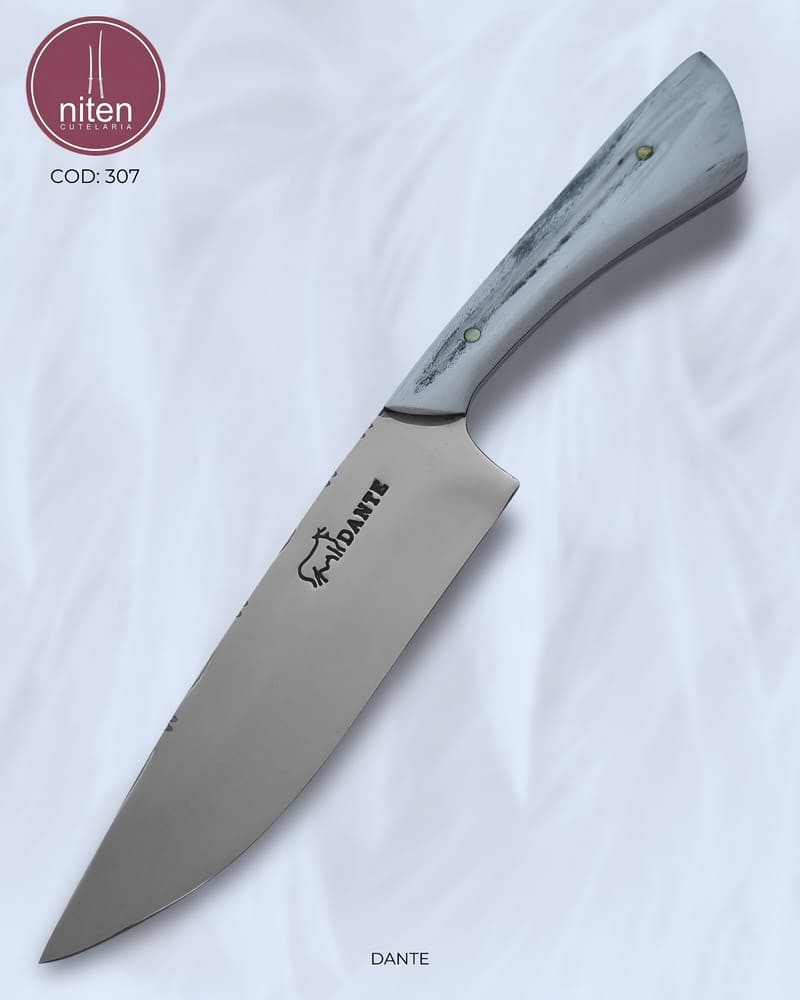 Faca Chef Artesanal Aço Inox 28 cm — Dante
