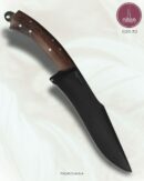Faca Utilitária Artesanal Aço Carbono Cabo Madeira 32,5 cm — D. Avila