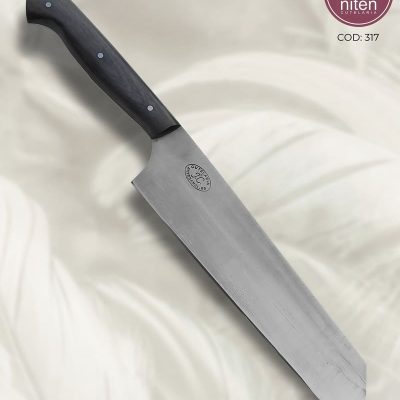 Faca Japonesa Artesanal Aço Carbono Cabo Madeira 34 cm — J.c