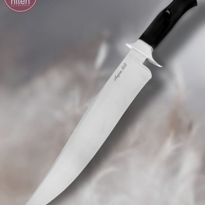 Faca Bowie Artesanal Aço Carbono Cabo Ébano Africano 45 cm — Maycon RB