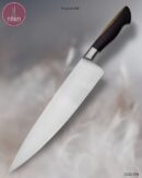 Faca Chef Artesanal Aço Carbono Cabo Madeira Nacional 41 cm — Maycon RB