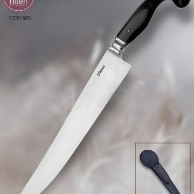Faca Churrasco Artesanal Aço Carbono Cabo Chifre 35 cm — Nunes
