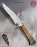 Faca Utilitária Artesanal Aço Carbono Cabo Madeira Estabilizada 27 cm — Silvana Mouzinho