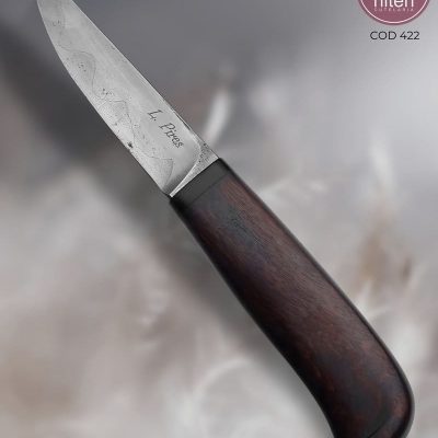 Faca Puukko Artesanal Aço San Mai Cabo Madeira 21 cm — L. Pires