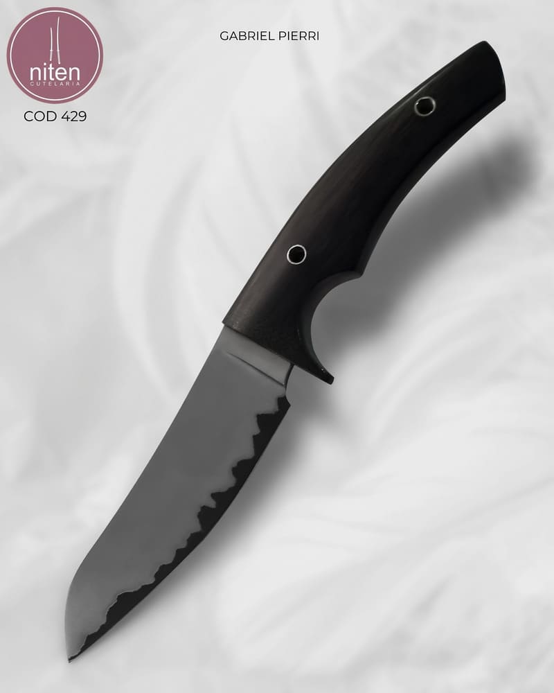 Faca Hunter Artesanal Aço San Mai Cabo Celeron 23 cm — Gabriel Pierri