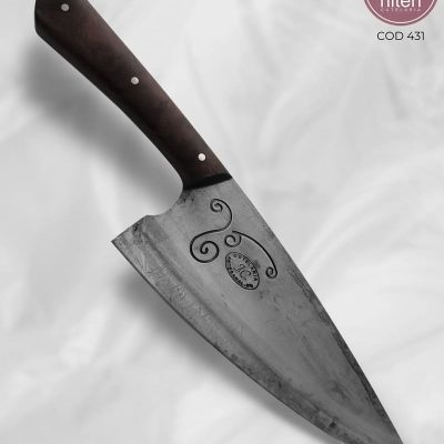Faca Chef Artesanal Cabo Madeira Estabilizada 29 cm — J.c