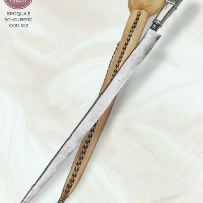 Facão Gaúcho Artesanal Aço Carbono 52,5 cm — Broqua e Scholberg