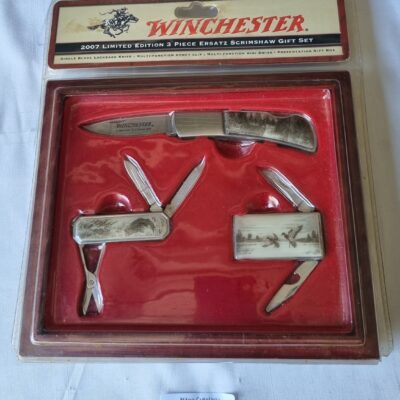 Kit Winchester 3 Peças Ersatz Scrimshaw — Edição Limitada 2007