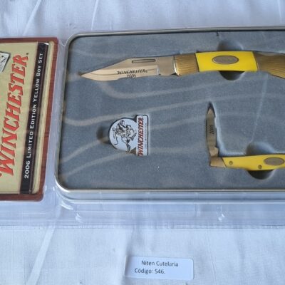 Kit Winchester 2 Canivetes Yellow Boy — Edição Limitada 2006