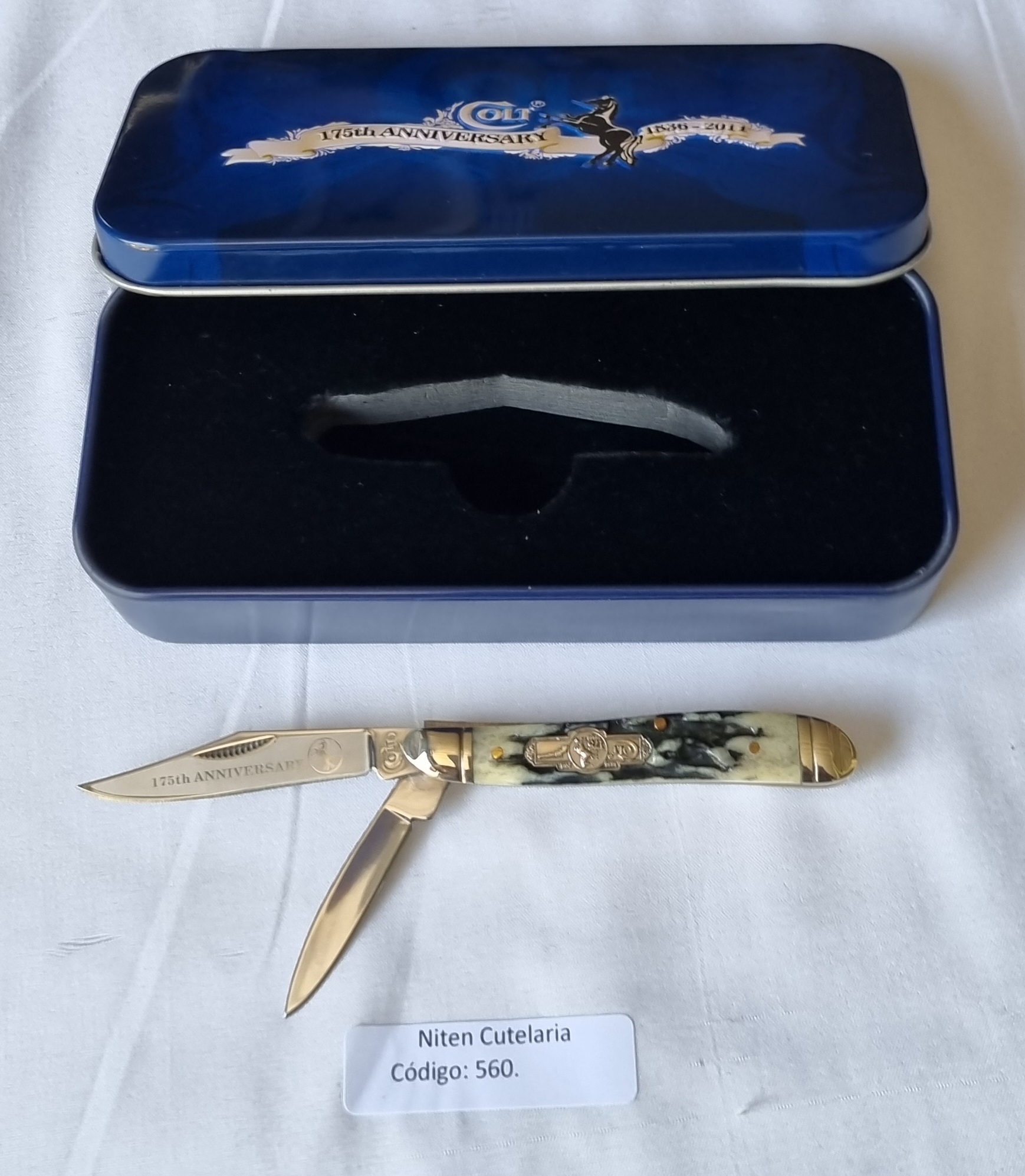 Canivete Colt 175th Anniversary Aço Inox 12 cm