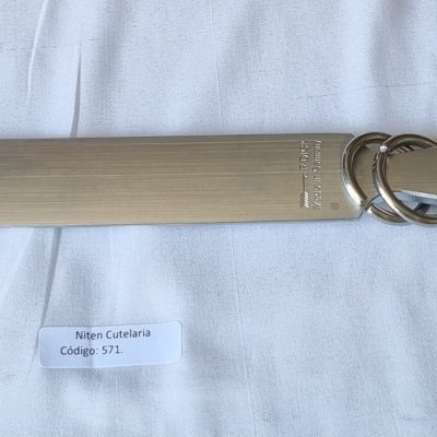 Chaira de Afiar Profissional Estriada Plana 38 cm — F. Dick
