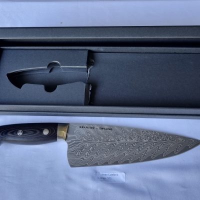 Faca de Cozinha Chef Aço Damasco 33 cm — Kramer x Zwilling (Ref 575)