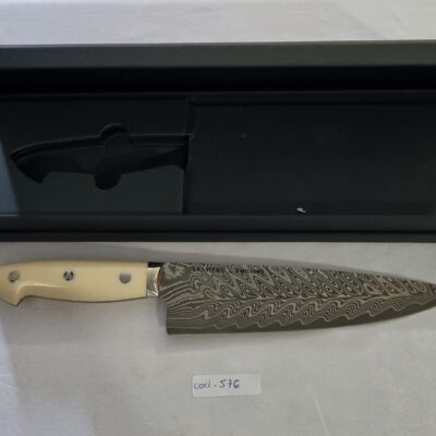 Faca de Cozinha Chef Aço Damasco 33 cm — Kramer x Zwilling (Ref 576)