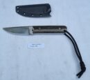 Faca EDC Artesanal Aço Inox Cabo Micarta 18 cm — Achiles Queiroz (Ref 589)