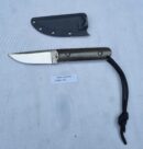 Faca EDC Artesanal Aço Inox Cabo Micarta 18 cm — Achiles Queiroz (Ref 592)